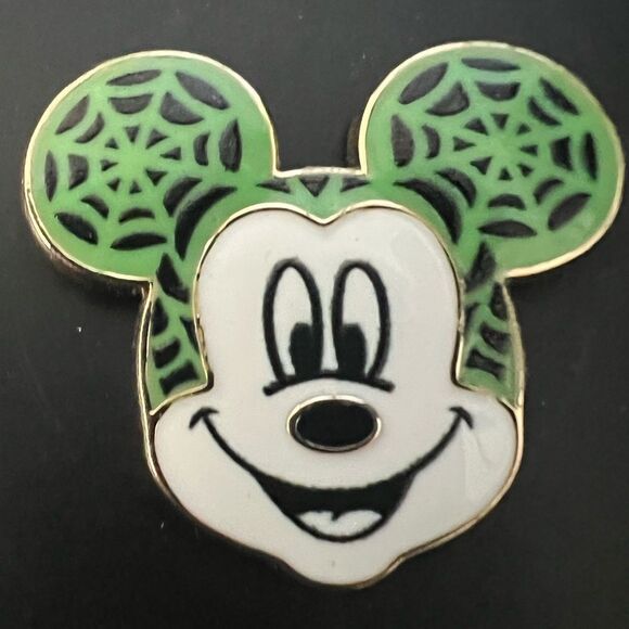 Disney x Baublebar Glow In The Dark Mickey Mouse Spider Wed Earrings - Picture 2 of 5
